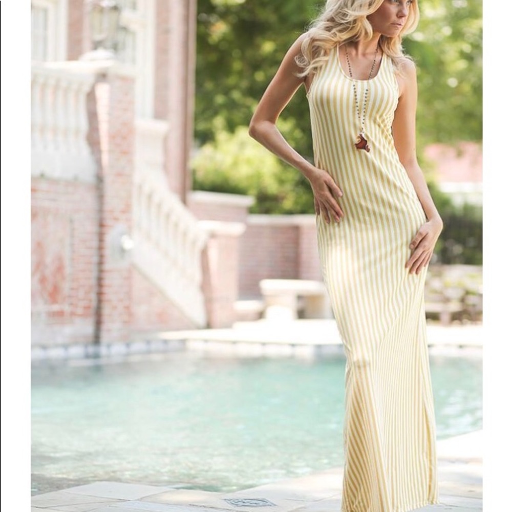 New Shirl Clark racerback maxi dress small